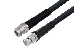 PE3C6923 - BNC Male to N Female Cable Using LMR-400 Coax