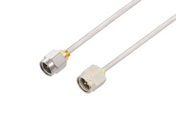 PE3C7401 - 2.92mm Male to SMA Male Cable Using PE-SR405AL Coax