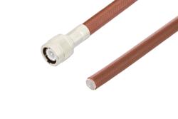 PE3C7817 - C Male to Straight Cut Lead Cable Using RG393 Coax