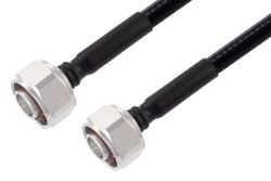 PE3C7819 - 4.1/9.5 Mini DIN Male to 4.1/9.5 Mini DIN Male Low PIM Cable Using 1/4 inch Superflexible Coax