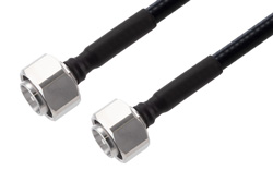PE3C7826 - 4.3-10 Male to 4.3-10 Male Cable Using 1/4 inch Superflexible Coax