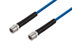 PE3C7973 - QMA Male to QMA Male Low PIM Cable Using TFT-402 Coax Using Times Microwave Components