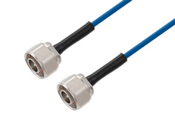 PE3C7982 - 4.1/9.5 Mini DIN Male to 4.1/9.5 Mini DIN Male Low PIM Cable Using TFT-5G-402 Coax Using Times Microwave Components