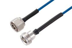 PE3C7983 - 4.1/9.5 Mini DIN Male to 4.1/9.5 Mini DIN Female Low PIM Cable Using TFT-5G-402 Coax Using Times Microwave Components