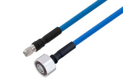 PE3C8041 - Plenum 4.1/9.5 Mini DIN Male to SMA Male Low PIM Cable Using SPP-250-LLPL Coax