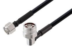 PE3C8060 - 2.2-5 Male to N Male Right Angle Low PIM Cable Using 1/4 inch Superflexible Coax
