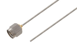 PE3C8138 - SMA Male to Straight Cut Lead Test Probe Cable Using PE-SR047FL Coax