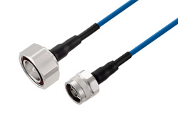 PE3C8269 - 7/16 DIN Male to N Male Low PIM Cable Using TFT-402 Coax Using Times Microwave Components