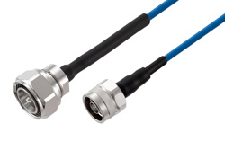 PE3C8313 - 4.3-10 Male to N Male Low PIM Cable Using TFT-5G-402 Coax Using Times Microwave Components