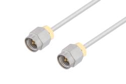 PE3C8355 - SMA Male to SMA Male Cable Using Tinned RG405 Coax