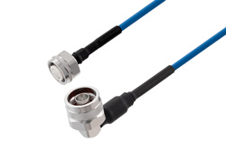 PE3C8382 - 2.2-5 Male to N Male Right Angle Low PIM Cable Using TFT-402 Coax Using Times Microwave Components