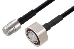 PE3C8485 - 7/16 DIN Male to N Female Cable Using SPF-250 Coax