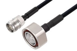 PE3C8501 - 4.3-10 Female to 7/16 DIN Male Cable Using SPO-250 Coax