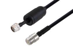 PE3C8508/WP - Waterproof IP68 N Male (Plug) to N Female (Jack) Low Loss Cable Using SPO-250 Coax with Times Microwave Components