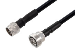 PE3C8514 - 7/16 DIN Female to N Male Cable Using SPO-375 Coax