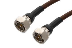 PE3C8662/HS - 7/16 DIN Male to 7/16 DIN Male Cable Using RG225 Coax with HeatShrink