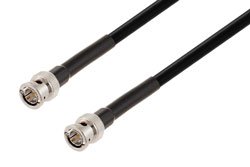 PE3C8741/BK - 75 Ohm BNC Male to 75 Ohm BNC Male 12G SDI Cable Using 75 Ohm 4694R-BK Coax