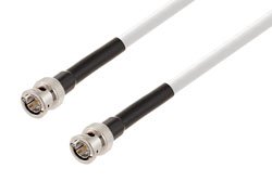 PE3C8741/WH - 75 Ohm BNC Male to 75 Ohm BNC Male 12G SDI Cable Using 75 Ohm 4694R-WH Coax