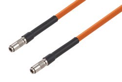 PE3C8746/OR - 75 Ohm 1.0/2.3 Male to 75 Ohm 1.0/2.3 Male 12G SDI Cable Using 75 Ohm 4694R-OR Coax