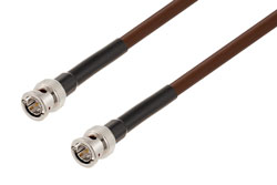 PE3C8813/BR - 75 Ohm BNC Male to 75 Ohm BNC Male 6G SDI Cable Using 75 Ohm 1694A-BR Coax
