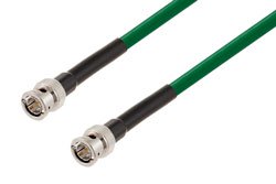 PE3C8813/GR - 75 Ohm BNC Male to 75 Ohm BNC Male 6G SDI Cable Using 75 Ohm 1694A-GR Coax