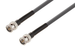 PE3C8813/GY - 75 Ohm BNC Male to 75 Ohm BNC Male 6G SDI Cable Using 75 Ohm 1694A-GY Coax