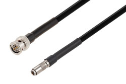 PE3C8815/BK - 75 Ohm BNC Male to 75 Ohm 1.0/2.3 Male 6G SDI Cable Using 75 Ohm 1694A-BK Coax
