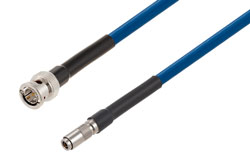 PE3C8815/BL - 75 Ohm BNC Male to 75 Ohm 1.0/2.3 Male 6G SDI Cable Using 75 Ohm 1694A-BL Coax