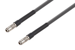 PE3C8818/GY - 75 Ohm 1.0/2.3 Male to 75 Ohm 1.0/2.3 Male 6G SDI Cable Using 75 Ohm 1694A-GY Coax