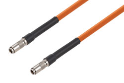 PE3C8818/OR - 75 Ohm 1.0/2.3 Male to 75 Ohm 1.0/2.3 Male 6G SDI Cable Using 75 Ohm 1694A-OR Coax