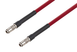 PE3C8818/RD - 75 Ohm 1.0/2.3 Male to 75 Ohm 1.0/2.3 Male 6G SDI Cable Using 75 Ohm 1694A-RD Coax