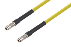 PE3C8818/YW - 75 Ohm 1.0/2.3 Male to 75 Ohm 1.0/2.3 Male 6G SDI Cable Using 75 Ohm 1694A-YW Coax