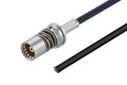PE3C9622 - Snap-On BMA Jack to Straight Cut Lead Low Loss Cable Using LMR-100 Coax