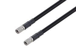 PE3C9808 - Reverse Polarity SMA Plug to Reverse Polarity SMA Plug Low Loss Cable Using TCOM-240 Coax with Times Microwave Components