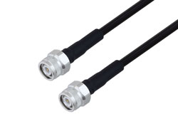 PE3C9816 - TNC Male to TNC Male Low Loss Cable Using TCOM-240 Coax with Times Microwave Components