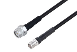 PE3C9818 - TNC Male to TNC Female Low Loss Cable Using TCOM-240 Coax with Times Microwave Components