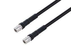 PE3C9825 - QD QMA Male to QD QMA Male Low Loss Cable Using TCOM-240 Coax with Times Microwave Components