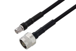 PE3C9828 - N Male to SMA Male Low Loss Cable Using TCOM-240 Coax with Times Microwave Components