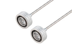 PE3C9858 - 4.3-10 Plug to 4.3-10 Plug Non-Magnetic Cable using 0.141 Formable Coax