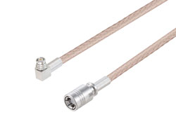 PE3C9862 - SMP Plug Right Angle to SMB Plug using RG316 Coax Cable