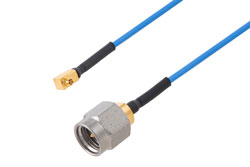 PE3C9961 - SMPS Female Right Angle to 2.92mm Male Cable Using PE-P047HF Coax