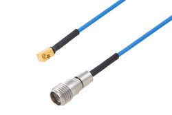 PE3C9962 - SMPS Female Right Angle to 2.92mm Female Cable Using PE-P047HF Coax