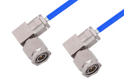 PE3CA1045 - TNC Male Right Angle to TNC Male Right Angle Cable Using PE-141FLEX Coax, RoHS