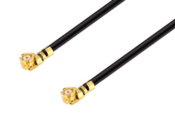 PE3CA1053 - UMCX 2.5 Plug to UMCX 2.5 Plug Cable Using 1.37mm Coax, RoHS