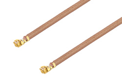  UMCX 2.5 Plug to UMCX 2.5 Plug Cable Using RG178-DS Coax, RoHS