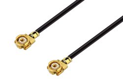 PE3CA1056 - UMCX 2.1 Plug to UMCX 2.1 Plug Cable Using 0.81mm Coax, RoHS