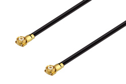 PE3CA1057 - WMCX 1.6 Plug to WMCX 1.6 Plug Cable Using 0.81mm Coax, RoHS