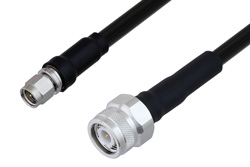 PE3CA1064 - SMA Male to TNC Male Cable Using LMR-240 Coax