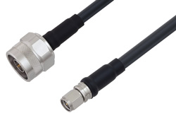 PE3CA1067 - SMA Male to N Male Cable Using LMR-240-UF Coax