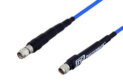 PE3CA1130 - SMA Male to Push-On SMA Male Precision Cable Using PE-P141 Coax , LF Solder